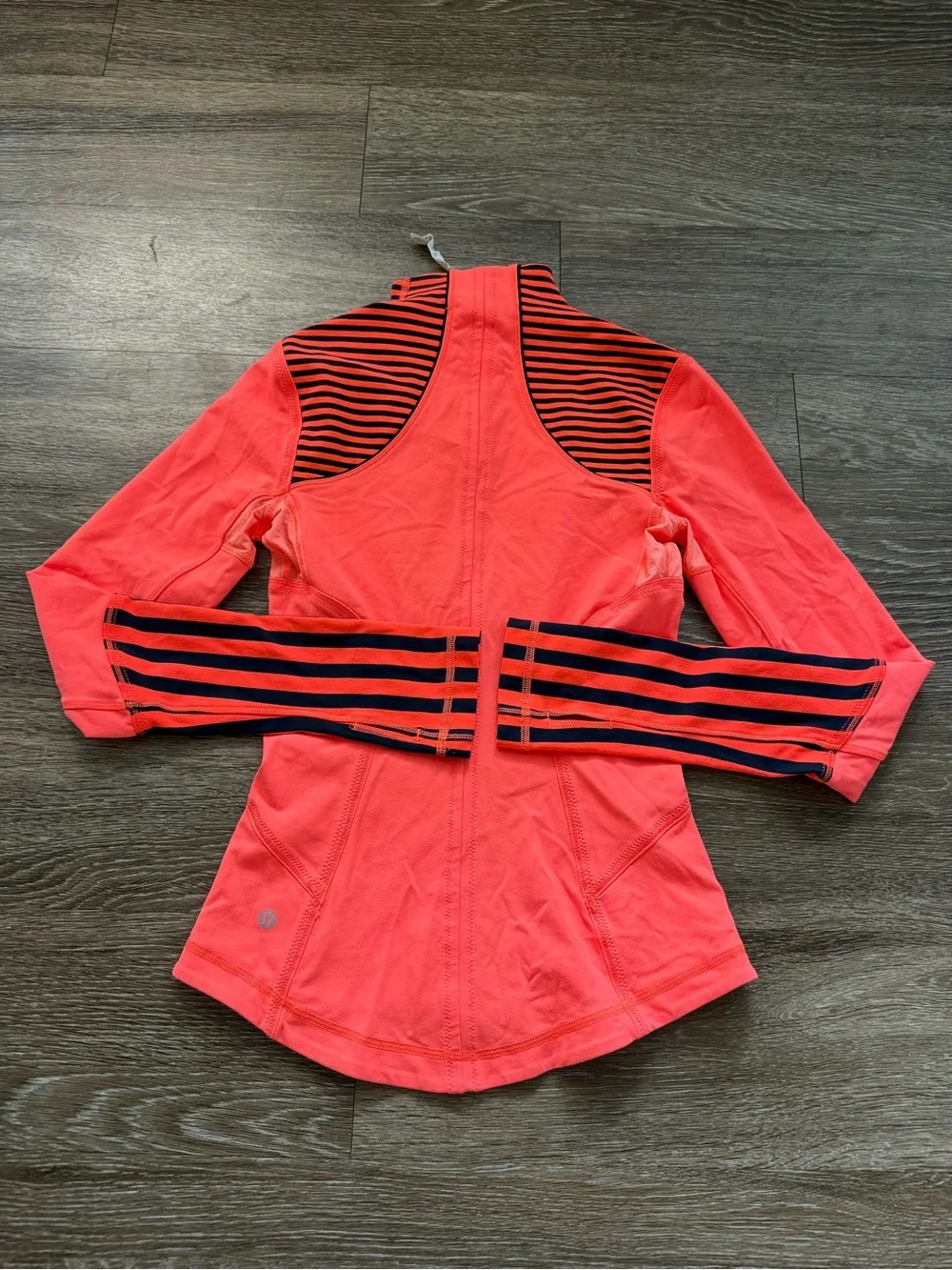 Lululemon Forme Jacket Light Flare / Classic Stripe Light Flare Inkwell / Inkwel